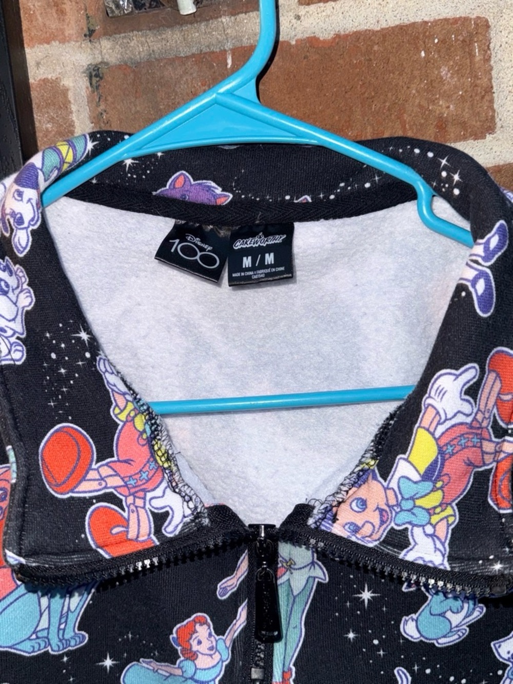 Disney 100th anniversary zip up hoodie with cartoon characters - Picture 4 of 6